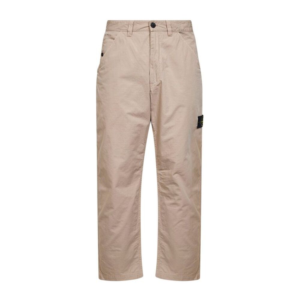 Stone Island Men Desert Ripstop Straight-Leg Trousers